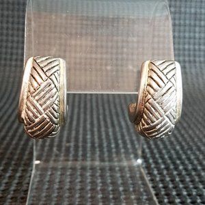 925 Sterling Silver Bali Style earrings